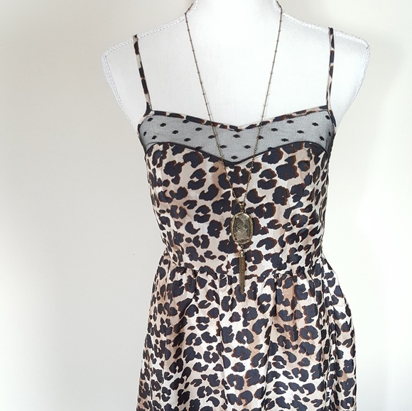 Cheetah Print High low Dress - Picture 3 of 8